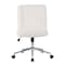 Boss Office Products Modern Mid-Back Desk Chair - White  Boucle Fabric B4035C-BCRM - alternate 2